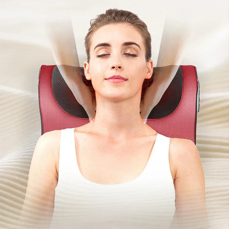 jamalalhayat™ Red Pillow Massager – جهاز تدليك الوسادة الحمراء