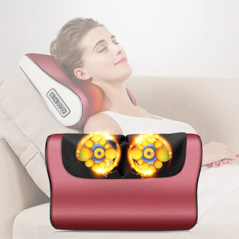 jamalalhayat™ Red Pillow Massager – جهاز تدليك الوسادة الحمراء