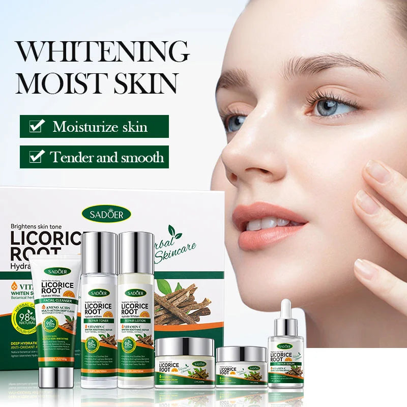 Jamalalhayat™ Sadoer - Licorice Root Whitening Skin Care Set