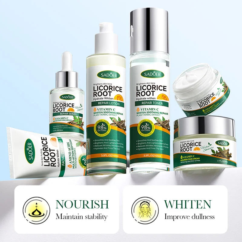 Jamalalhayat™ Sadoer - Licorice Root Whitening Skin Care Set