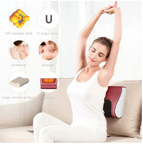 jamalalhayat™ Red Pillow Massager – جهاز تدليك الوسادة الحمراء