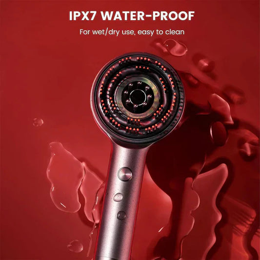 jamalalhayat™ Scalp Massager Brush (Red) – فرشاة تدليك فروة الرأس (حمراء)